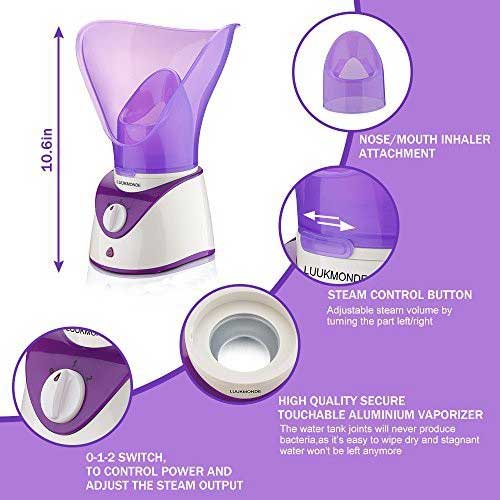 CkeyiN Air Humidifier Facial Steamer