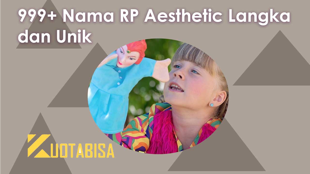 Nama RP Aesthetic